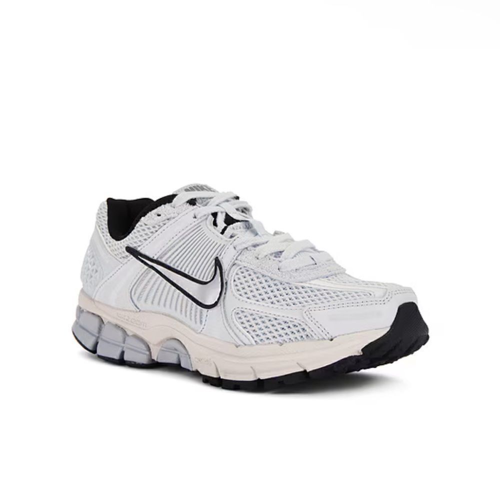 Nike Zoom Vomero 5 Sneakers in Pure Platinum, Chrome, & Light Orewood Revolve 6 - Picture 2 of 12